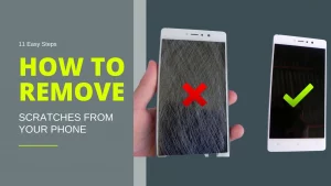 how to repair scratches on phone screen